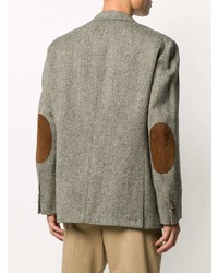 Blazer en laine à chevrons gris Polo Ralph Lauren