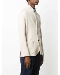 Blazer en laine beige Brunello Cucinelli