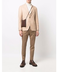 Blazer en laine beige Lardini