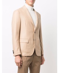 Blazer en laine beige Lardini