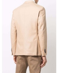 Blazer en laine beige Lardini