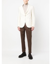 Blazer en laine beige Luigi Bianchi Mantova