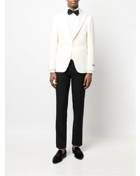 Blazer en laine blanc Canali