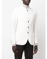 Blazer en laine blanc Eleventy