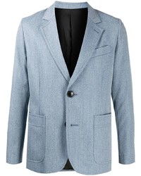 Blazer en laine bleu clair Ami Paris