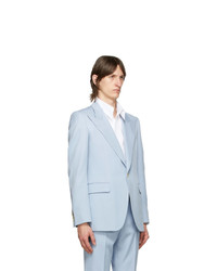 Blazer en laine bleu clair Givenchy