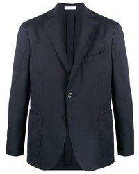 Blazer en laine bleu marine Boglioli