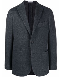 Blazer en laine bleu marine Boglioli