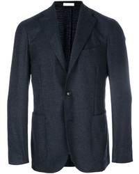 Blazer en laine bleu marine Boglioli