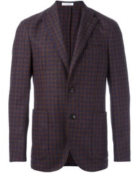 Blazer en laine bleu marine Boglioli