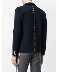 Blazer en laine bleu marine Thom Browne