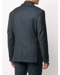 Blazer en laine bleu marine Z Zegna