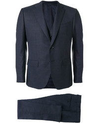 Blazer en laine bleu marine Caruso