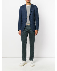 Blazer en laine bleu marine Etro