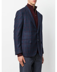 Blazer en laine bleu marine Corneliani