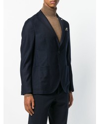 Blazer en laine bleu marine Manuel Ritz