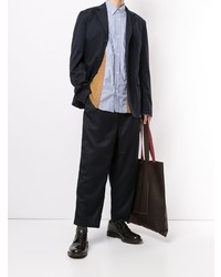 Blazer en laine bleu marine Comme des Garcons Homme