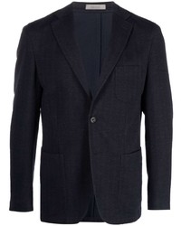 Blazer en laine bleu marine Corneliani