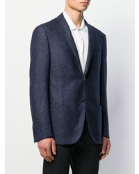 Blazer en laine bleu marine Corneliani