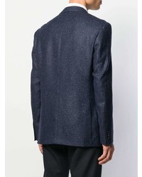 Blazer en laine bleu marine Corneliani