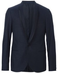 Blazer en laine bleu marine Lanvin