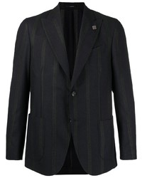 Blazer en laine bleu marine Lardini