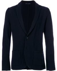 Blazer en laine bleu marine Lardini