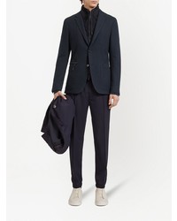 Blazer en laine bleu marine Ermenegildo Zegna