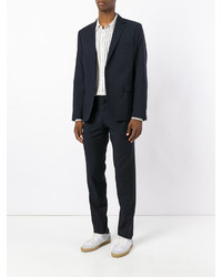 Blazer en laine bleu marine MAISON KITSUNÉ