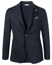 Blazer en laine bleu marine Manuel Ritz