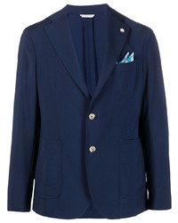 Blazer en laine bleu marine Manuel Ritz