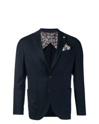 Blazer en laine bleu marine Manuel Ritz