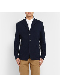 Blazer en laine bleu marine Barena