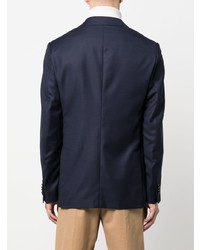 Blazer en laine bleu marine Zegna