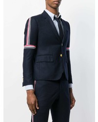 Blazer en laine bleu marine Thom Browne