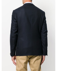 Blazer en laine bleu marine Corneliani