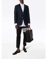 Blazer en laine bleu marine Thom Browne