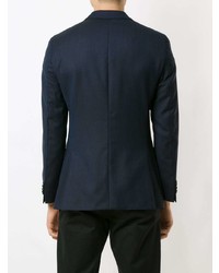 Blazer en laine bleu marine BOSS