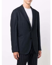 Blazer en laine bleu marine Boglioli