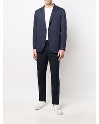 Blazer en laine bleu marine Boglioli