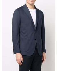 Blazer en laine bleu marine Boglioli