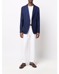 Blazer en laine bleu marine Tagliatore