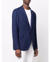 Blazer en laine bleu marine Tagliatore