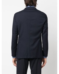 Blazer en laine bleu marine Bagnoli Sartoria Napoli