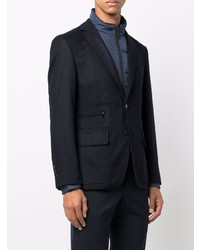 Blazer en laine bleu marine Karl Lagerfeld