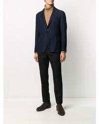 Blazer en laine bleu marine Tagliatore