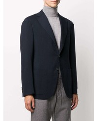 Blazer en laine bleu marine Caruso