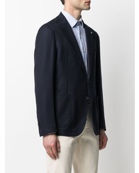 Blazer en laine bleu marine Tagliatore