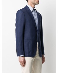 Blazer en laine bleu marine Tagliatore