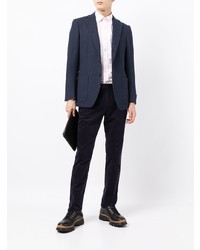 Blazer en laine bleu marine Man On The Boon.